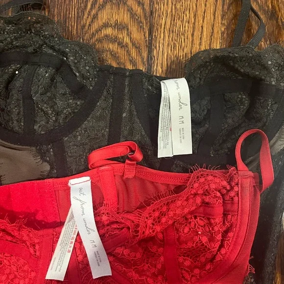 Red and Black Corset Tops - Picture 2 of 3